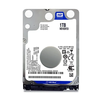 Western Digital WD Blue 1TB 2.5 Collu Notebook HDD Mobile Cietā Diska 5400 RPM SATA 6Gb/s 128MB Cache klēpjdatoru WD10SPZX