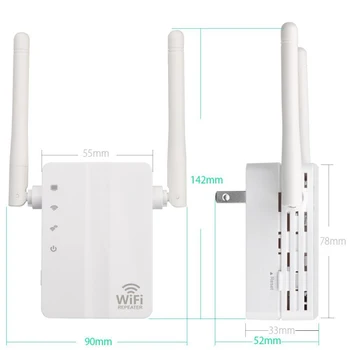 WiFi Extender / WiFi Range Extender / WiFi Signāla Pastiprinātāju Ar Ethernet Portu, Tālsatiksmes Extender Dropshipping