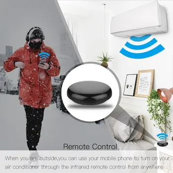 WiFi, ir pults Smart Hub Mājas Blaster Infrasarkano savienojumu, Bezvadu Tālvadības pults, izmantojot Smart Dzīves Tuya APP Darbu ar Alexa, Google Home