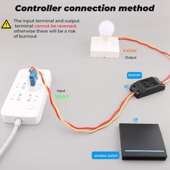 WiFi+RF 433 Tālvadības Tuya WIFI Smart Switch Module Četras Kontroles Metodes, kas Atbalsta Google Home Amazon Alexa