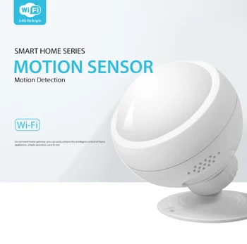 WiFi Smart Saprātīga Kustību Infrasarkanais Sensors PIR Kustības Sensoru Detektors Strādā Ar Alexa, Google Home Tuya Smart Dzīves APP Mājas