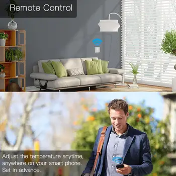 WiFi Smart Termostats, Temperatūras regulators Elektriskā Grīdas Apsilde Smart Dzīves Tuya APP Darbi ar Alexa, Google Home