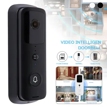 WiFi Video Durvju Smart Tālrunis Durvju Gredzens Zvans Domofons Video-Acu Dzīvokļu Durvju Zvanu Gredzens Tālruņa Mājas Drošības Kameras