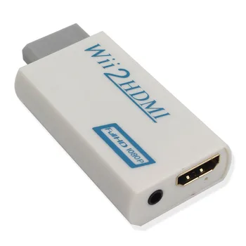 Wiistar Wii HDMI Pārveidotājs Adapteris WII HDMI ar HDMI Kabeli wii2hdmi Bezmaksas Piegāde