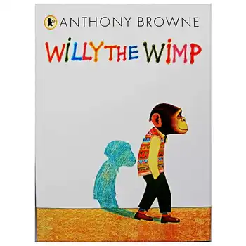 Willy ' s Bildes angļu Bilžu Grāmata Anthony Brauna Izglītības Rotaļlietas Bērniem, Montessori Klases Apdare, Lasot Grāmatu