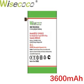 Wisecoco 3800mAh TLP025C1 TLP025C2 Akumulatoru, Par Alcatel One Touch POP 4 Plus 4+ 5056D 5056A 5056N 5056O 5056W Tālrunis+Izsekošanas Kods
