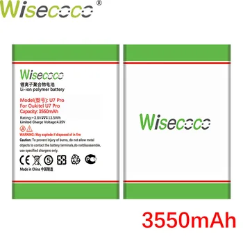 Wisecoco U7Pro 3550mAh Akumulatoru Oukitel U7 Pro Tālruni noliktavā Jaunāko Ražošanas Augstas Kvalitātes Akumulatoru ar Izsekošanas skaits