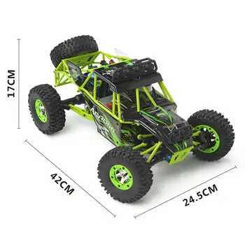WLtoys 12428 1/12 4WD 2.4 G 50km/h Elektriskā Matēts Kāpurķēžu RC Buggy Off-road Kāpšanas Auto Tālvadības Sacīkšu Auto Rotaļlietas