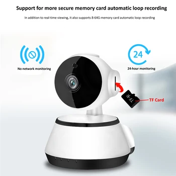 Wsdcam 720P IP Kameras Wireless Home Security, IP Kameras, Novērošanas Kameras Wifi Nakts Redzamības CCTV Kameras Baby Monitor Mini Cam