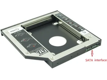 WZSM JAUNU 12.7 mm SATA 2 SSD HDD Caddy Lenovo IdeaPad Y430 Y450 Y460 Y470 Y480 B460 B470 Cietā Diska Caddy