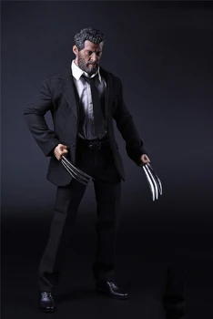 X-cilvēks Wolverine Logan 1/6 Mēroga Vīriešu Biznesa Uzvalks Apģērbu Komplekts Nagi 12 Collas Iestādes Darbības Rādītāji