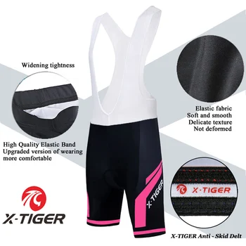 X-Tiger Pro Sieviešu Velo Komplekts Vasaras Sieviešu MTB Velosipēds, Velo Apģērbs Velo Jersey Uzstādīt Velosipēdu Drēbes Ropa Ciclismo