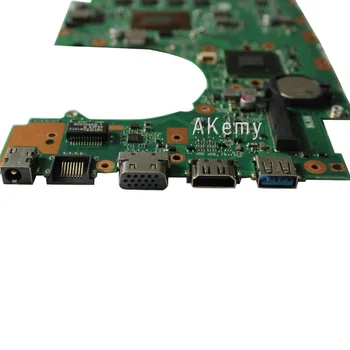 X402CA Portatīvo datoru mātesplati par ASUS X502CA X402C X502C Testa sākotnējā mainboard DDR3L 4G RAM 2 cores 1007/2117/i3/i5/i7 CPU