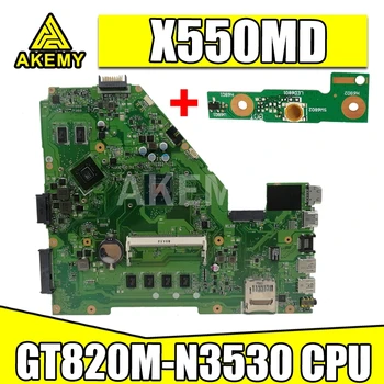 X550MD Mātesplati GT820M-N3530 REV:2.0 Asus X550M X552M Y582M klēpjdators Mātesplatē X550MD Mainboard X550MD Mātesplati