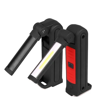 XANES Portatīvo 8003 COB+LED 4Modes 360° Rotācija USB Lādējamu Magnētisko Kempings Worklight Lukturīti Salokāma Galvas