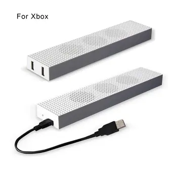 Xbox One S Dzesēšanas Ventilators ar 2 USB Porti Hub un 3 H/L Ātruma Regulēšana, Dzesēšanas Ventilatori Dzesēšanas Xbox Vienu Slim Spēļu Konsoli