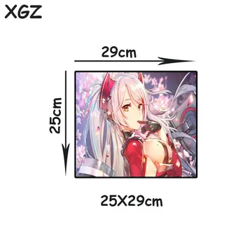 XGZ Anime Seksīga Meitene, Peles Paliktņa ar Krūšu Lielās Krūtis Datoru Spēles Mini Pc Spēļu Piederumi Galda Gamer Pc Peles Paliktņa 80*30
