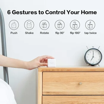 Xiaomi Aqara Magic Cube Smart Home Kontrolieris ZigBee Versiju, 6 Darbības Kontrole Gudrās Mājas Ierīces Strādā Ar Mijia Mijia App