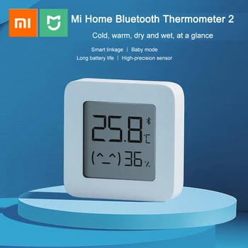 Xiaomi Mijia Bluetooth Temperatūra Mitrums Monitors 2 Bezvadu Smart saistība Elektriskā Digitālo Higrometru, Augstas precizitātes Sensors