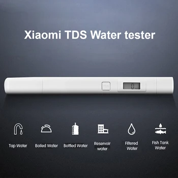 Xiaomi TDS Ūdens testeri Portatīvo Detektoru P-lv Stylus Digitālā Ūdens Skaitītāja Filtra Kvalitātes Tīrība Testeris