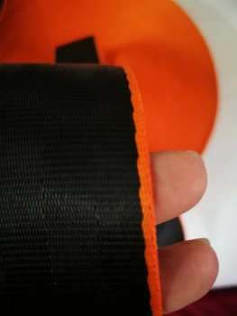 XIMOOR 4M-36M Black-orange Automašīnas drošības Jostas Auduma Universāls Auto Personalizētu Modifikāciju drošības Jostu Pinumi, Auto Piederumi