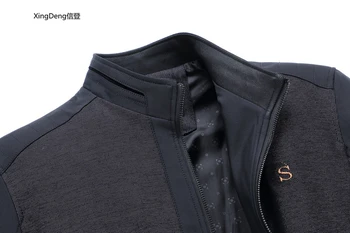XingDeng 2018 jaunu Gadījuma Stabilu Modes Slim Bomber Jacket Vīriešu Pavasara Rudens Mēteli Beisbola Jakas Vīriešu top coat plus 4xl