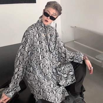 XITAO Snake Modelis Blūze Sievietēm Zaudēt Modes Personības Streetwear 2020 