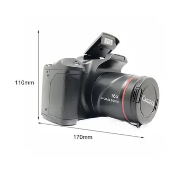 XJ05 Digitālo Fotokameru, SPOGUĻKAMERU 4X Digital Zoom 2.8 collu Ekrānu 3mp CMOS Max 12 mp izšķirtspēja Izšķirtspēju 720P HD TV IZEJA Atbalsta PC Video Dropship