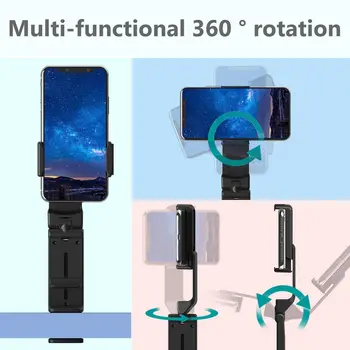 XMXCZKJ Mobilā telefona statīvs regulējams Portatīvā konsole grozāms 360 galda, gultas, virtuvē ministru kabineta lidmašīnas melns