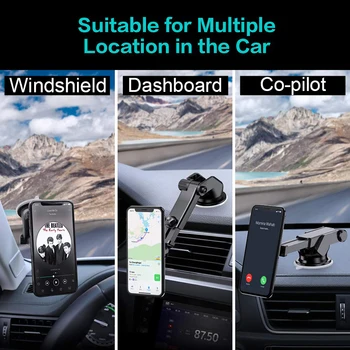 XMXCZKJ Taisnstūra Vadītājs Paneļa Stiprinājums Universālais Magnētiskais Auto Mount Telefoniem un Tabletes ar Ilgi Regulējams Roku, lai Iphone11