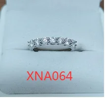 XNA016 925 sterling sudraba gredzens 1ct Klasiskā stila Dimanta rotaslietas Moissanite gredzenu, Kāzu svinības, Jubileju Gredzenu Sievietēm