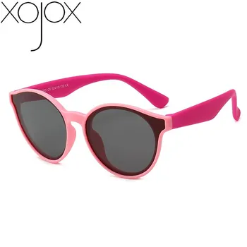 XojoX Zēni Meitenes Polarizētās Saulesbrilles, Acu Aizsardzība UV400 Atpūtas Sporta Stila Brilles Ultra Vieglo, Saules Brilles Bērniem