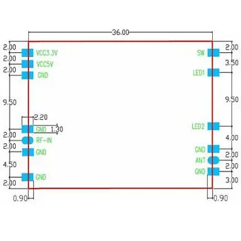 XQ-02A 2.4 G 2W Dual Veids, Wifi Bi-directional Signālu Amplifer Padeves Modulis Automātiska Pārslēgšana