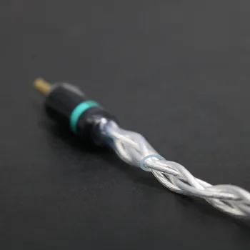 Xssh HIFI Viena kristāla vara pārklājumu ar sudraba 3.5 mm jack uz 2rca plug aux audio kabeļi
