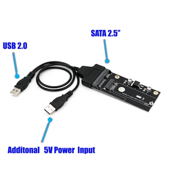 XT-XINTE 20+6Pin SSD SATA 2.5 collas USB Adapteri, izņemiet atmiņas Karti ar USB 2.0 Kabeli Converter Karti Klēpjdators Thinkpad Lenovo X1 Carbon