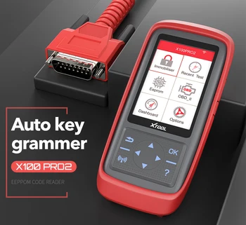 XTOOL 2019 X100 PRO2 Auto atslēgu programmētājs OBD2 Skeneris automašīnu diagnostikas odometra korekcijas kodu lasītājs EEPROM adapteris Bezmaksas Atjauninājumu
