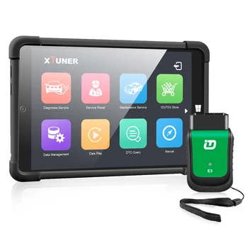 XTUNER Tablete E3 OBD2 Automašīnu Diagnostikas Rīks V11.6 Wifi Pilnu Sistēmas Skeneris Modernizētas Vpecker Easydiag OBD1 Automobiļu Diagnostika