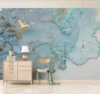 Xuesu Pasūtījuma 8d tapetes, sienas modes retro luksusa zilā iedeguma tekstūra TV fona sienas, sienu pārklājumu