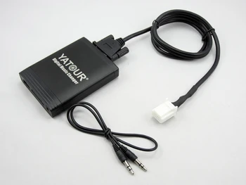 Yatour par Lexus LS430 2001-2006 Ar YT-TOY20 20pins adaptera kabeli Automašīnas stereo USB SD MP3 Bluetooth Adapteris 6+6 pin