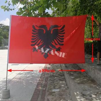 YAZANIE 60*90cm/90*150cm/120*180cm/160*240cm Rumānijas Karogu Liela rumānijas Karogi Un Baneri, Āra Kokvilnas Logo Sporta Lidot Banner