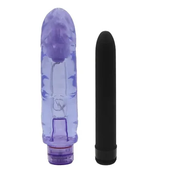 YEMA Grote Želejveida Dildo Spēcīgu Klitora Stimulators Vibrators Reālistisks Dildo Un 7 Ātrumu Dildo Vibrators Seksa Rotaļlietas Sievietei Maksts
