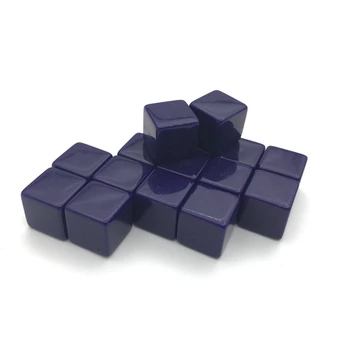 Yernea 50/100/200Pcs Augstas kvalitātes 16 mm, Violeta Tukšu Dice Akrila Tukšu Dice Standarta Cube DIY Griešanai Bērniem Mācību materiāli