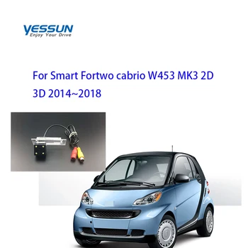 Yessun auto kamera Smart Fortwo kabriolets W453 MK3 2D 3D~2018 Atpakaļskata kamera/nightview CCD Autostāvvieta kamera/atpakaļgaitas kamera