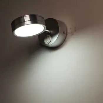[YGFEEL] 5W LED Sienas Lampu Ar Slēdzi, Guļamistabas Gultas Lampa Lasīšanas Gaismas Koridors Kāpņu Apgaismojums Virzienu, Regulējams AC90-260V