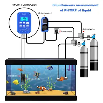 Yieryi Digitālo Akvāriju Wif pH Testeri ORP Viskozitāti Metru wifi Izejas Relejs pH Orp Uzraudzītu Ūdens Kvalitāti