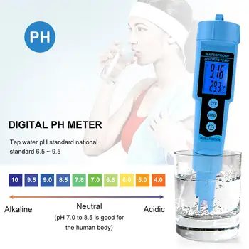Yieryi Profesionālu 3 in 1 pH ORP TEMP Mērītājs Ūdens Detektors Vairāku parametru Ciparu Tri-Skaitītāju Ūdens Kvalitāti Uzrauga Testeris