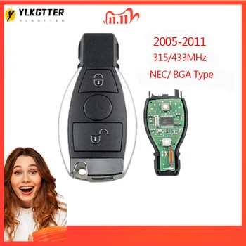 YLKGTTER 433.92 MHz Tālvadības Smart Keyless Ieceļošanas Taustiņu, lai Atbilstu Mercedes Benz no 2005. līdz 2011. gadam NGT Turbo CDI B160 B170 B180 B200 B-KLASES