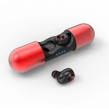 YO8 Super bass Spēlēt 6 stundām Bluetooth 5.0 Austiņas Mini Taisnība TWS Bezvadu Austiņas Ar Dual Mic earbuds viedtālrunis sporta