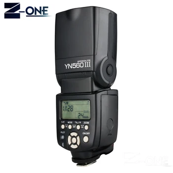 YONGNUO YN 560 III IV Bezvadu Master Flash Speedlite par Nikon Canon Olympus Pentax DSLR Kameras Zibspuldze Speedlite Oriģināls