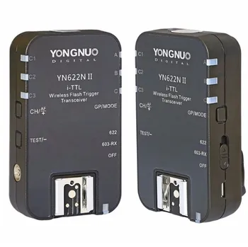 YONGNUO YN-622N II YN622N TTL II Wireless Flash Trigger par Nikon D800 D700 D600 D610 D750 D200 D90 D5200 D3200 D300